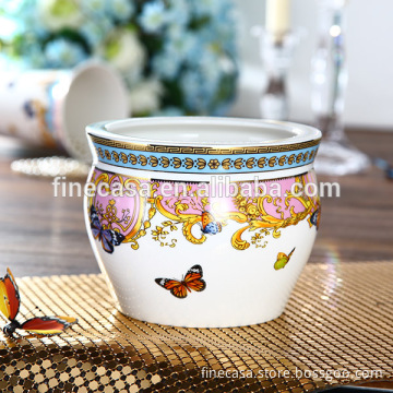 Fine New Bone China Luxury Butterfly Fish Bowl of Song of Joy